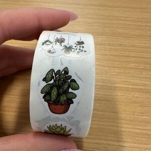 Decorative Plant Sticker Roll